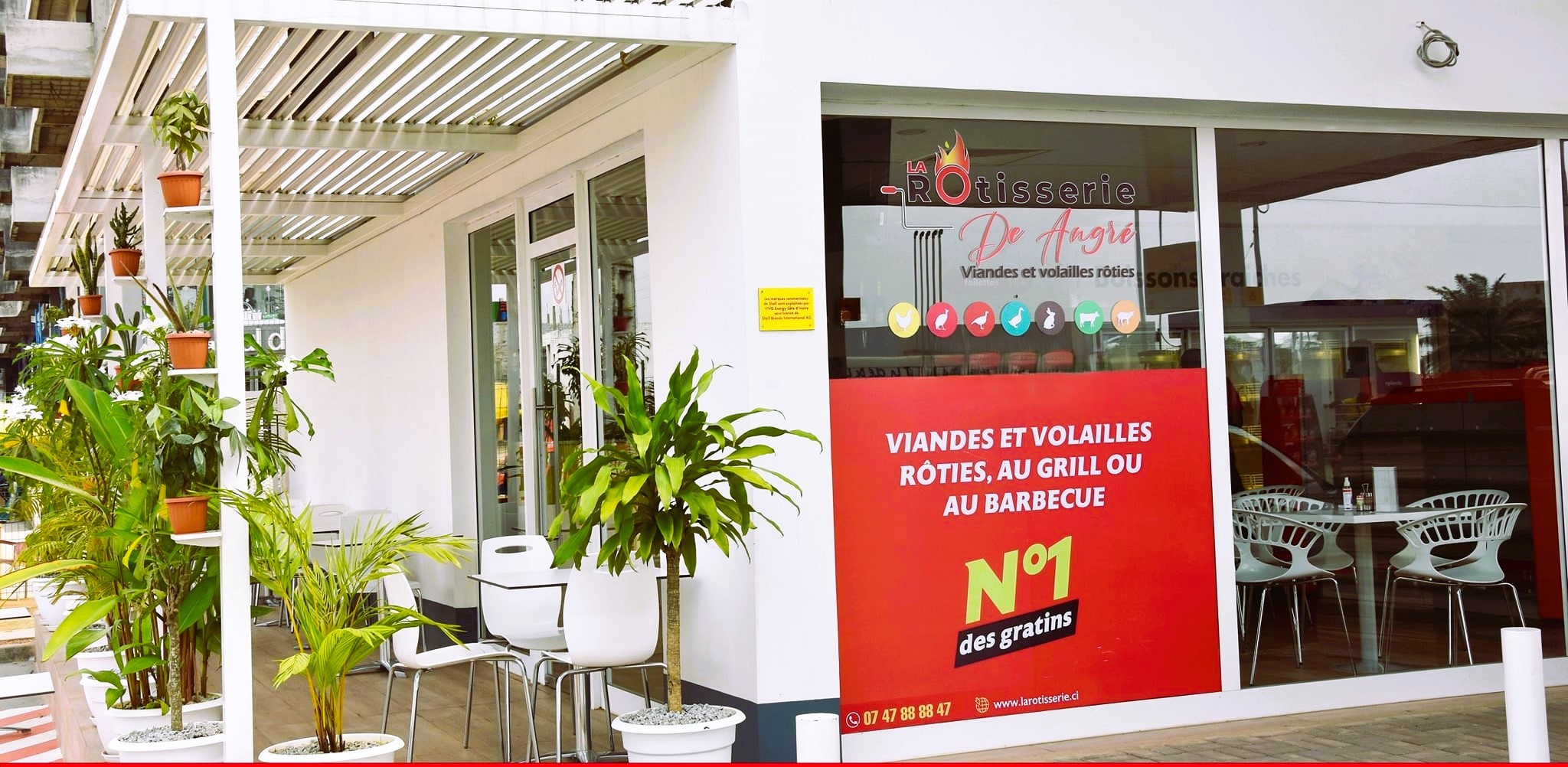 Terrasse du restaurant